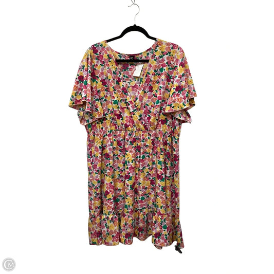 Dress Casual Short By Shein In Multi-colored, Size: 4x