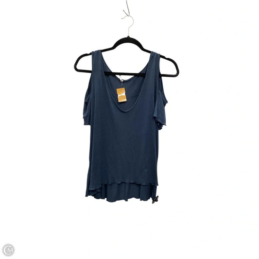 Top Short Sleeve By Free People In Blue, Size: M