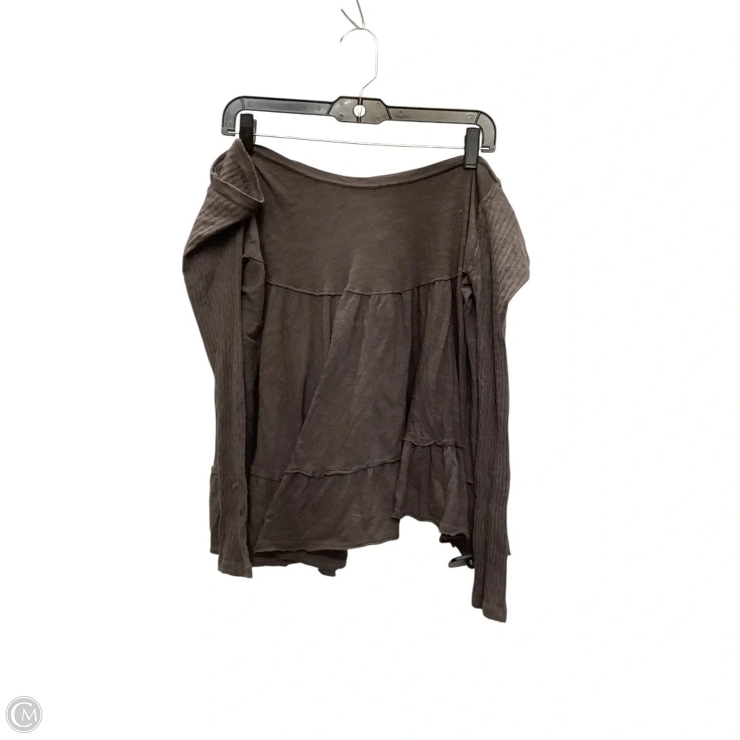 Top Long Sleeve By We The Free In Brown, Size: Xl