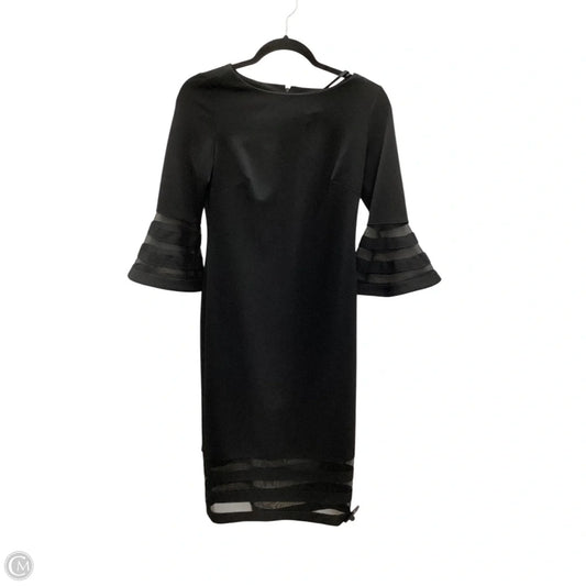 Dress Work By Calvin Klein In Black, Size: Xs