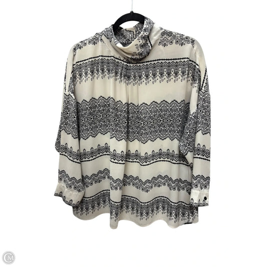 Top 2pc 3/4 Sleeve By New York And Co In Black & White, Size: Xl