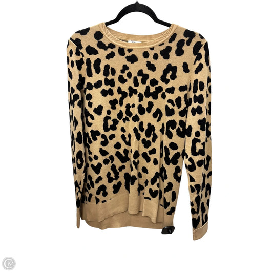 Top Long Sleeve By Kim Rogers In Animal Print, Size: M