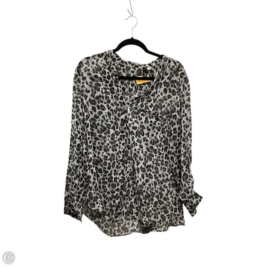 Top Long Sleeve By Kut In Black, Size: Xl