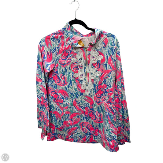 Top Long Sleeve Designer By Lilly Pulitzer In Pink, Size: S