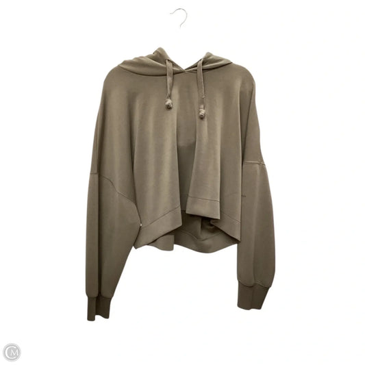 Sweatshirt Hoodie By Simply Southern In Tan, Size: Xxl