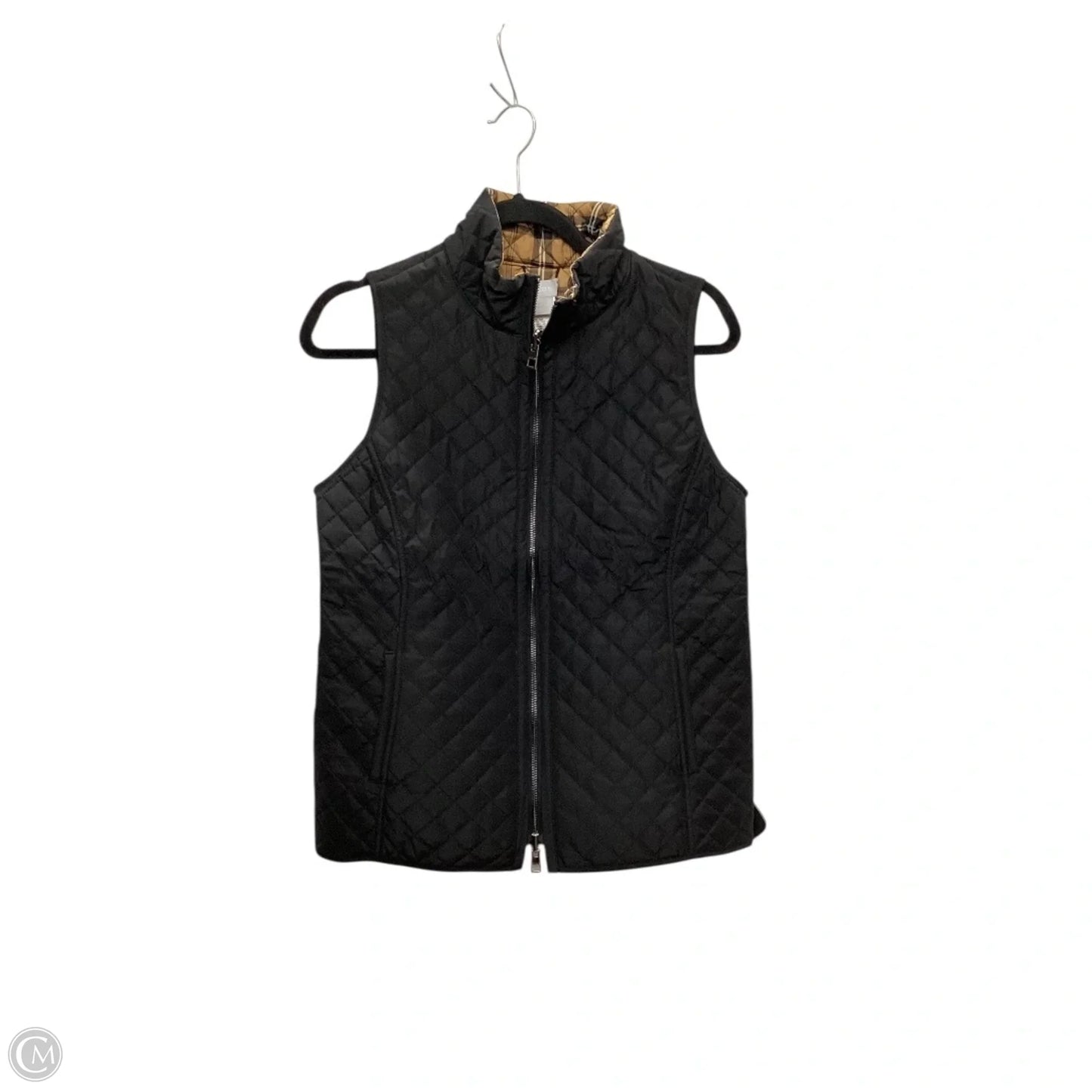 Vest Puffer & Quilted By Chicos In Black, Size: S