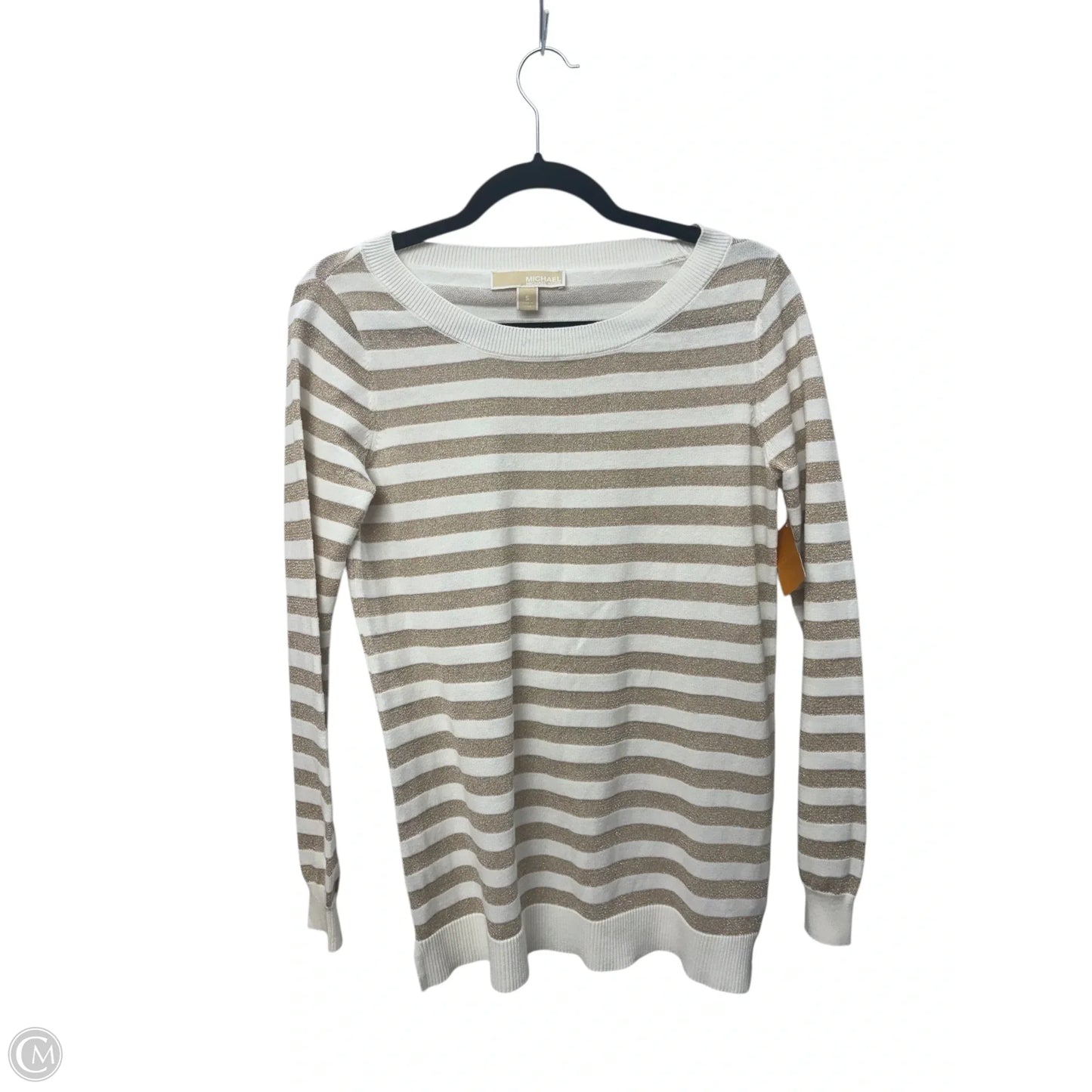 Top Long Sleeve By Michael By Michael Kors In Striped Pattern, Size: S