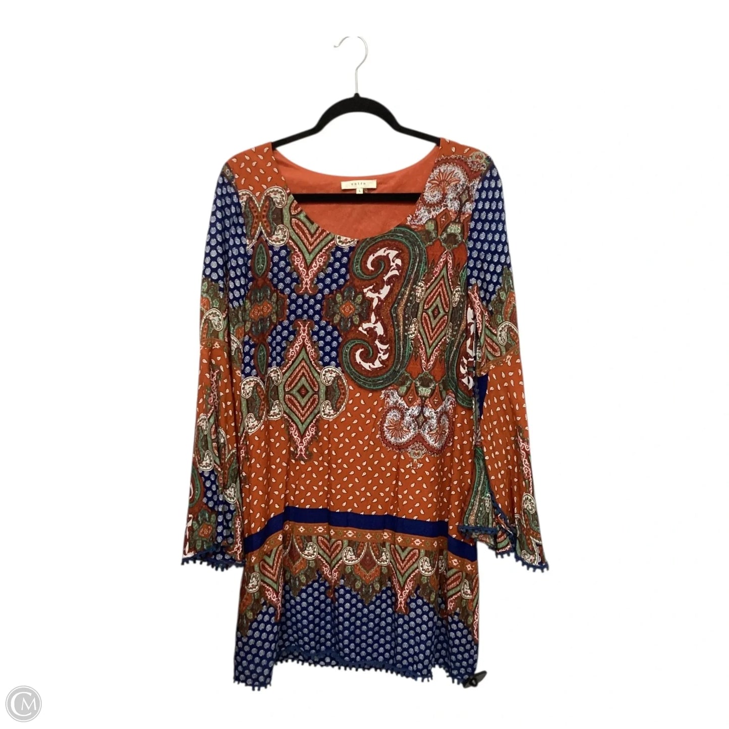 Dress Casual Short By Entro In Paisley Print, Size: L