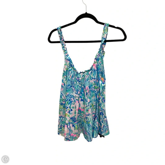Top Sleeveless Designer By Lilly Pulitzer In Multi-colored, Size: Xl