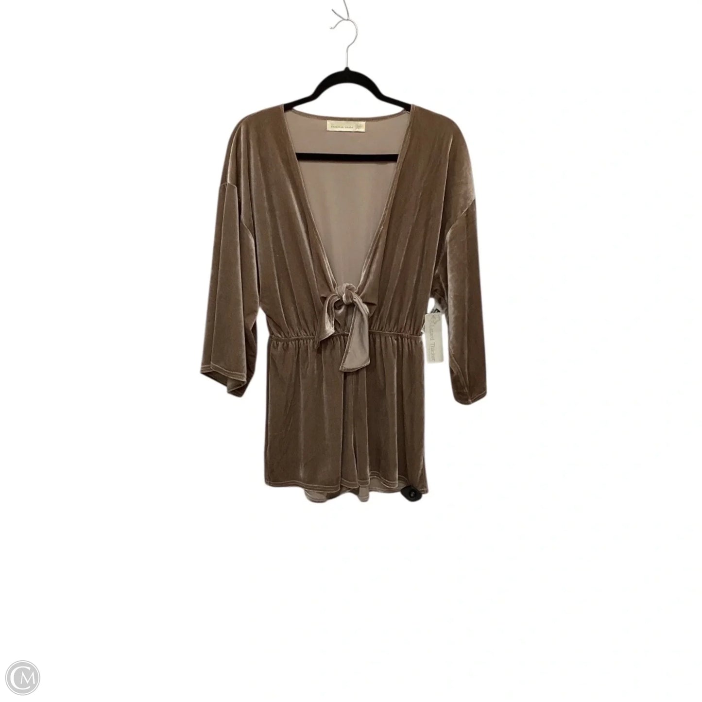 Romper By Clothes Mentor In Beige, Size: M