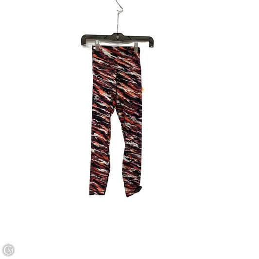 Athletic Leggings By Lululemon In Multi-colored, Size: 0