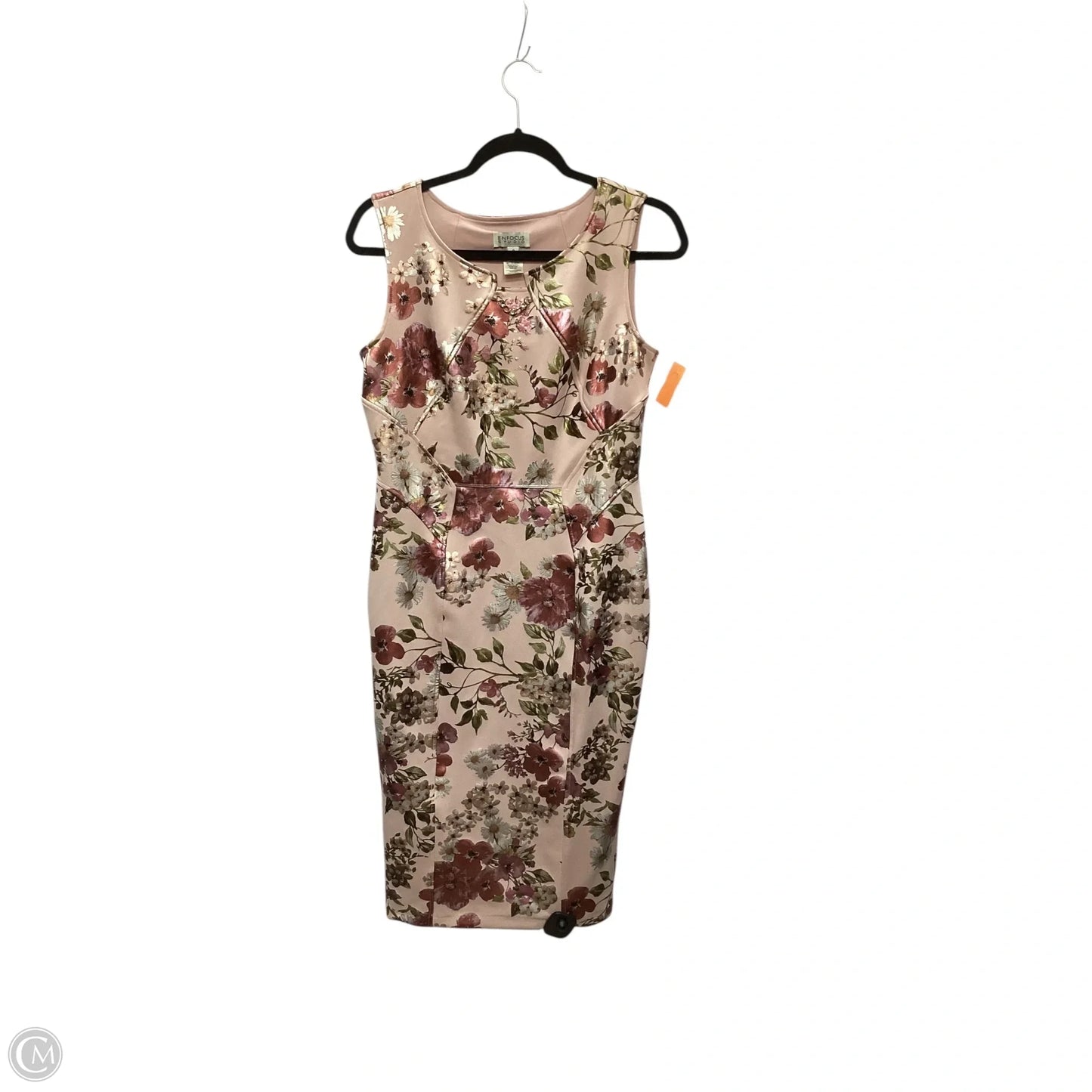 Dress Casual Short By Enfocus In Pink, Size: M