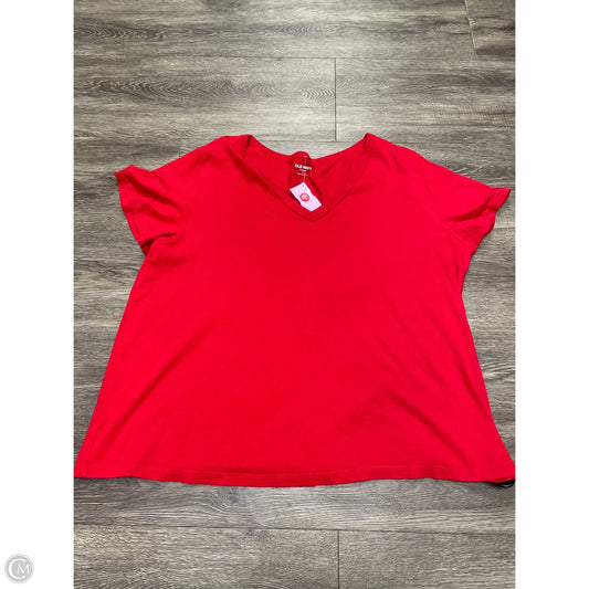 Top Short Sleeve By Old Navy In Red, Size: Xl