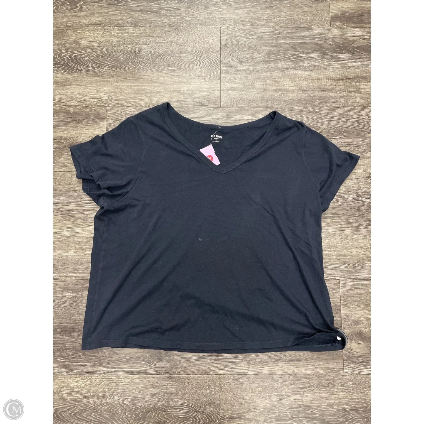 Top Short Sleeve By Old Navy In Blue, Size: Xl