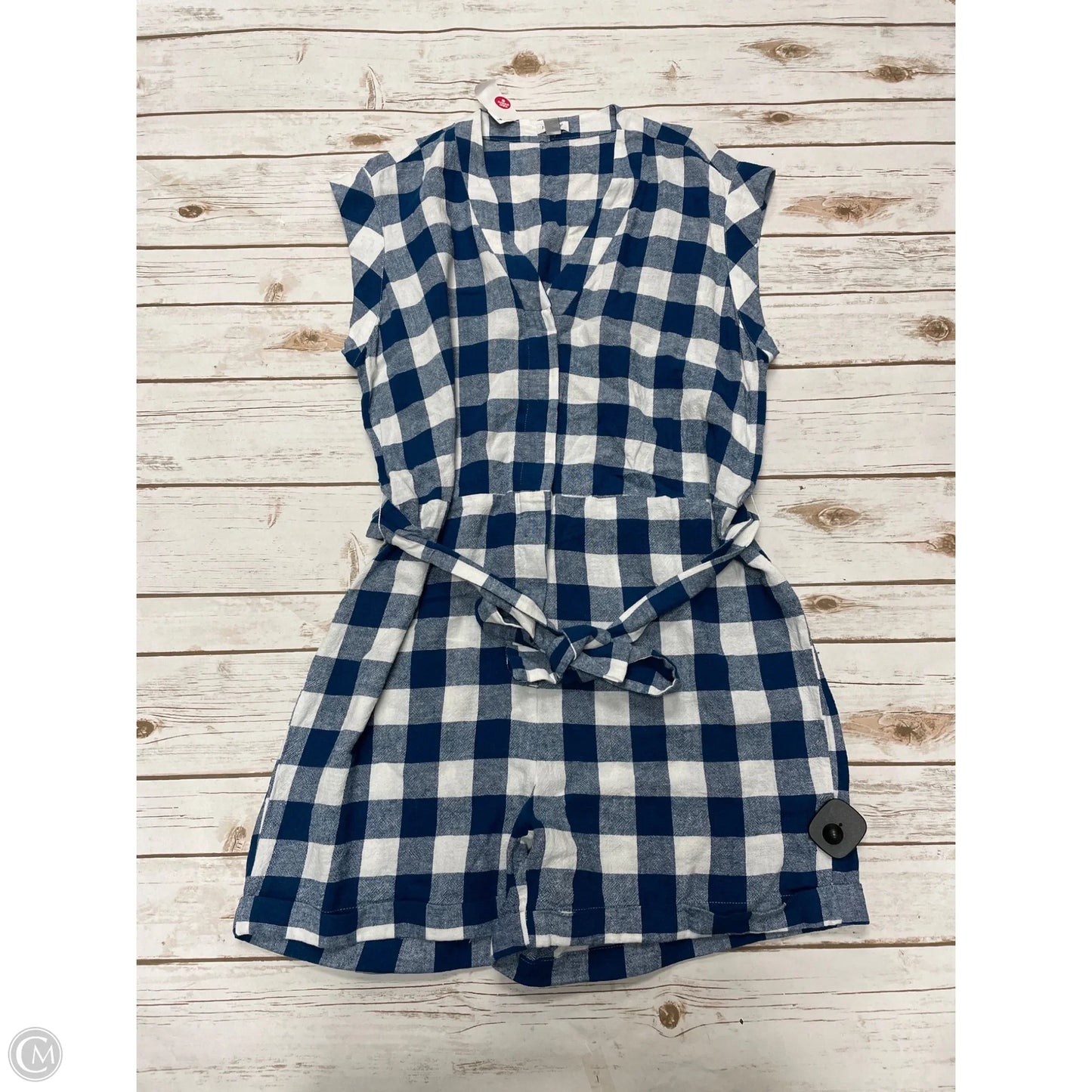 Romper By J. Crew In Checkered Pattern, Size: M