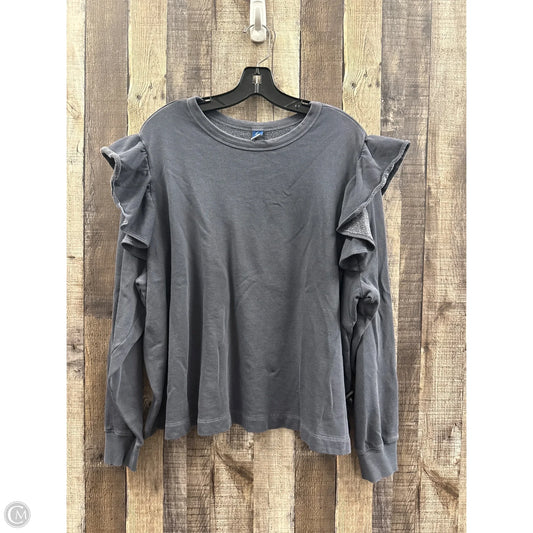 Top Long Sleeve By Old Navy In Navy, Size: 2x