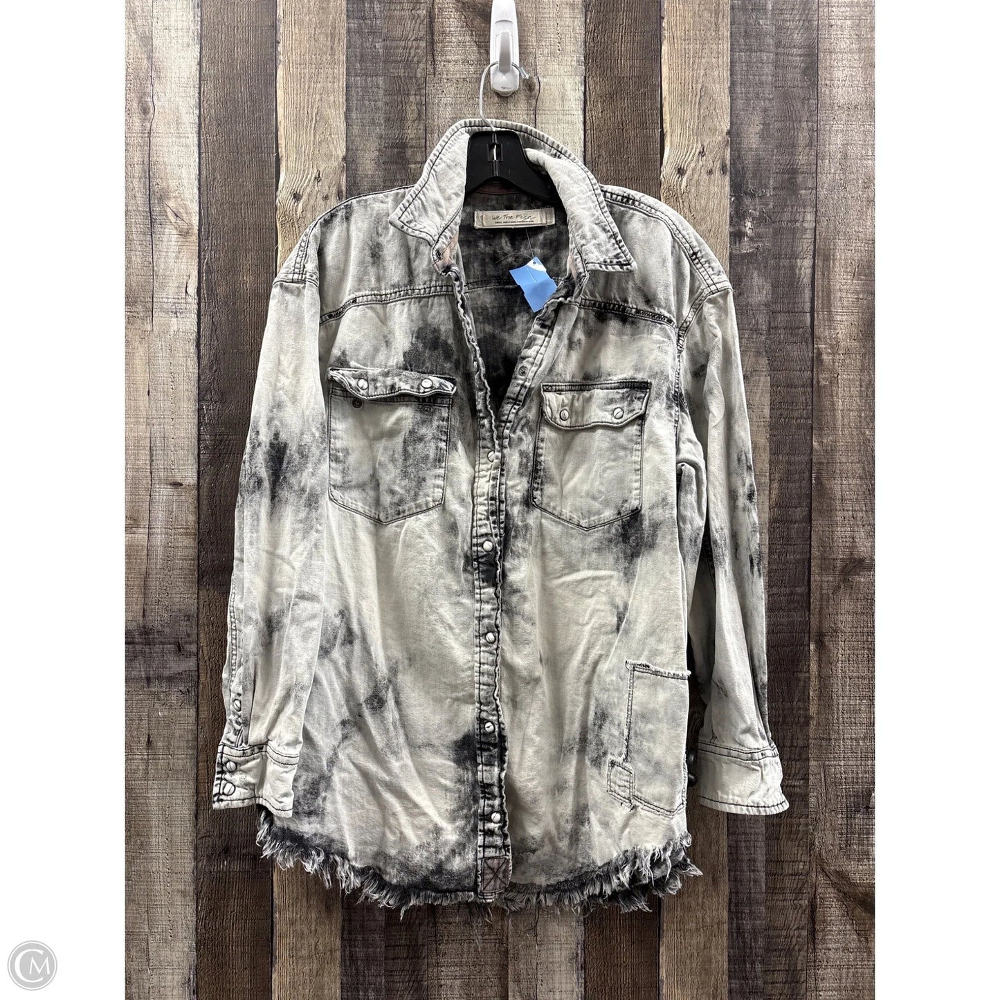 Top Long Sleeve By Free People In Tie Dye Print, Size: S