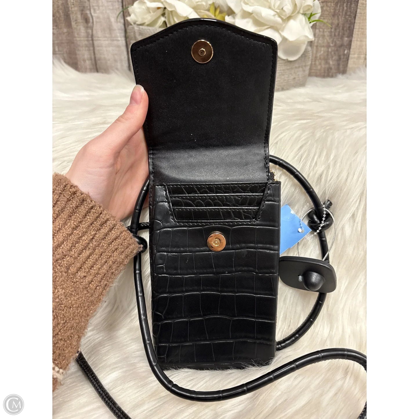 Crossbody Leather By Cmf, Size: Small