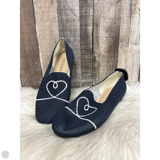 Shoes Flats By Serra In Blue, Size: 8