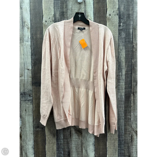 Sweater Cardigan By Verve In Pink, Size: Xl