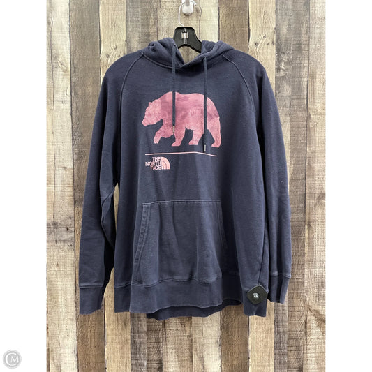 Sweatshirt Hoodie By The North Face In Navy, Size: Xl