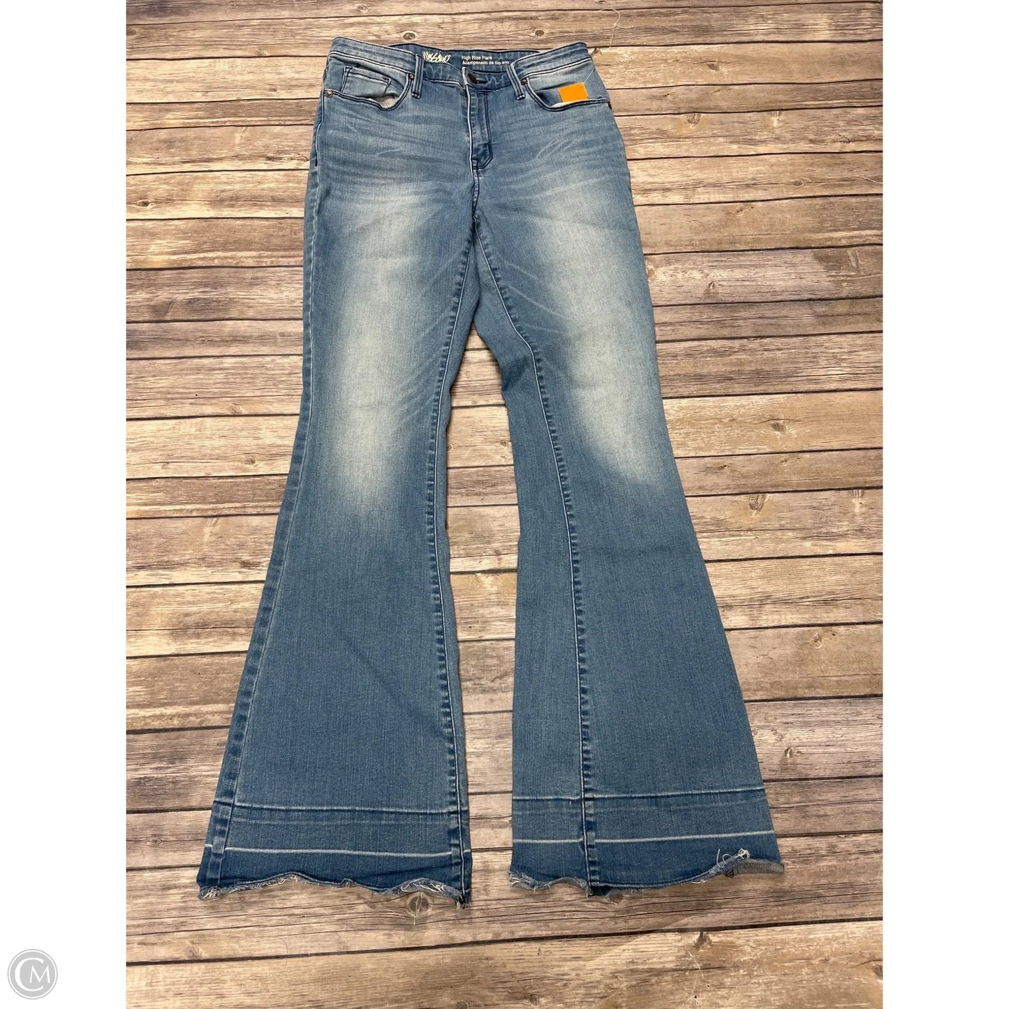 Jeans Flared By Mossimo In Blue, Size: 8