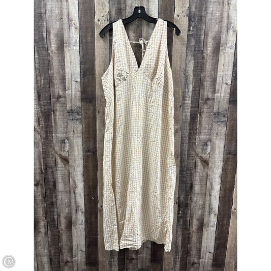 Dress Casual Maxi By Old Navy In Plaid Pattern, Size: 2x