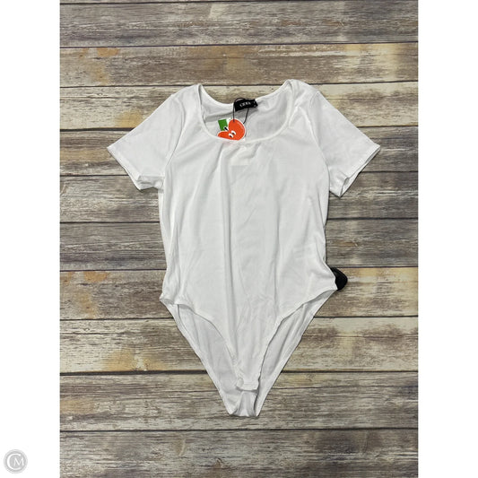 Top Short Sleeve By Cider In White, Size: 1x