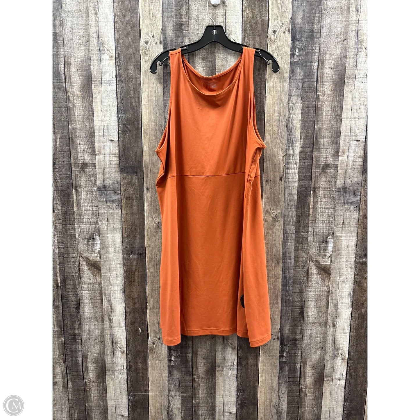 Dress Casual Short By Eddie Bauer In Orange, Size: 2x