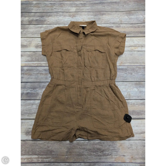 Romper By Universal Thread In Bronze, Size: 8