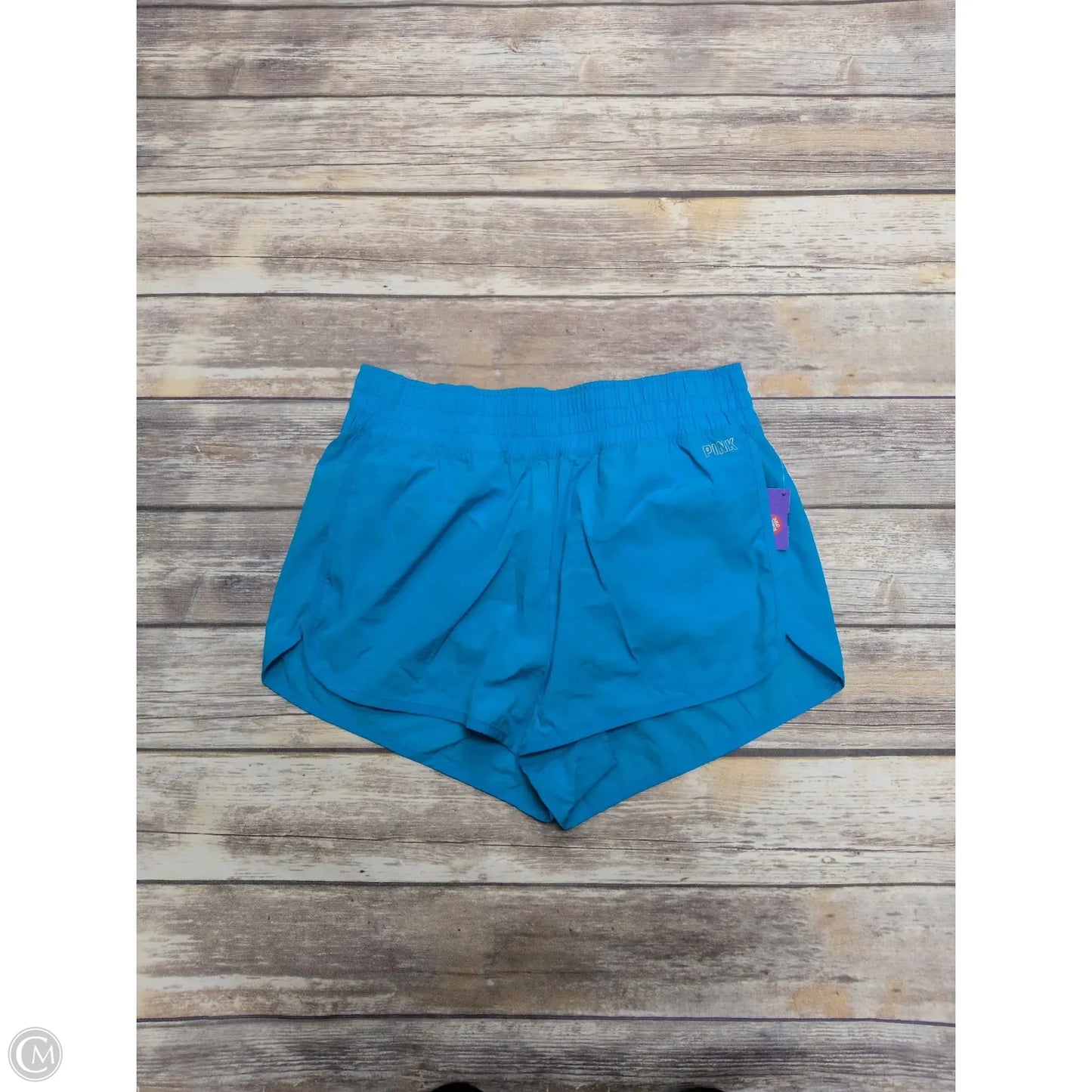 Athletic Shorts By Pink In Blue, Size: L