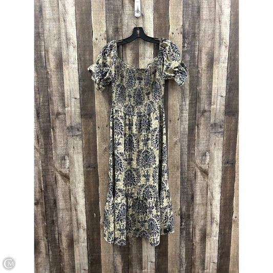 Dress Casual Midi By Cmf In Multi-colored, Size: M