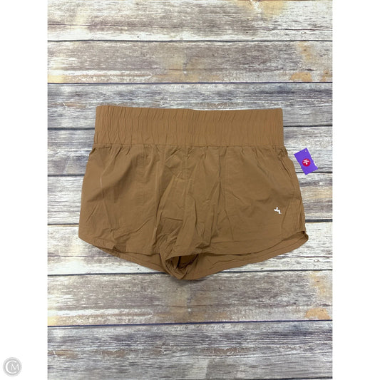 Athletic Shorts By Joy Lab In Tan, Size: L