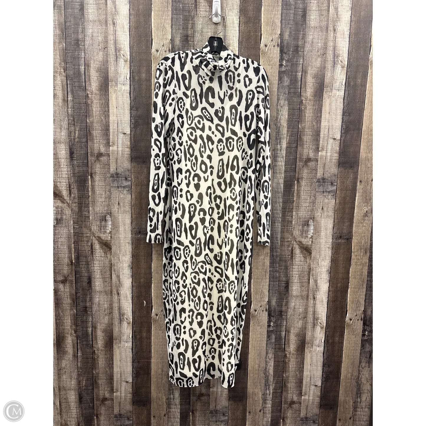 Dress Party Long By Anthropologie In Animal Print, Size: Xl