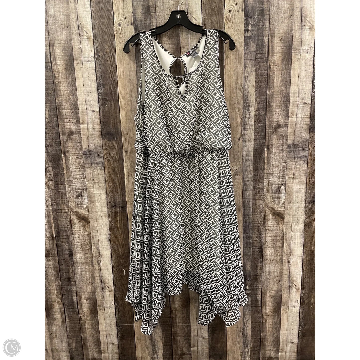 Dress Casual Midi By Cmf In Black & White, Size: 3x