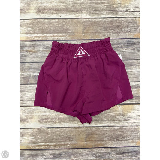 Athletic Shorts By Free People In Maroon, Size: S