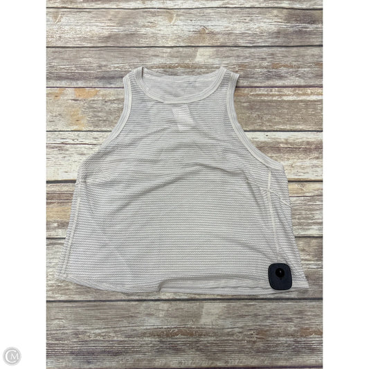 Athletic Tank Top By Lululemon In Cream, Size: Xs