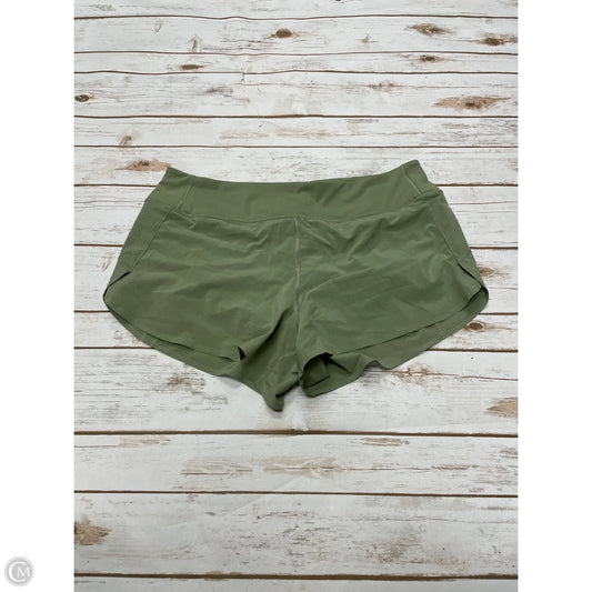 Athletic Shorts By Athleta In Green, Size: L