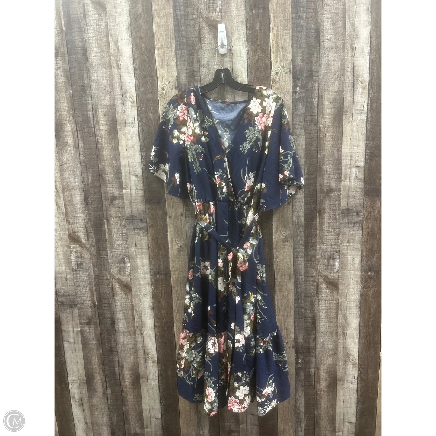 Dress Casual Maxi By Shein In Floral Print, Size: 3x