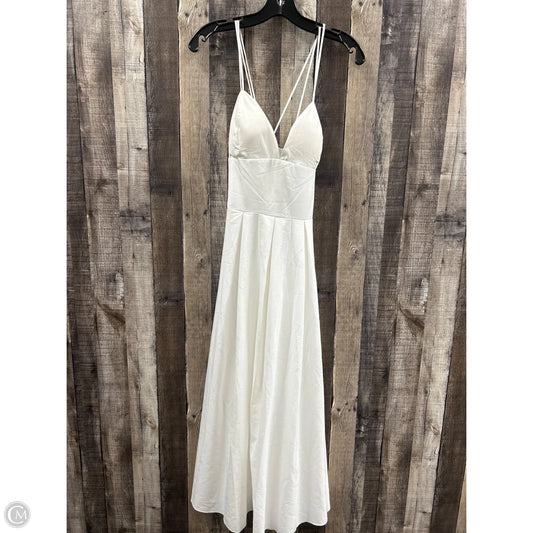 Dress Party Midi By Cmf In White, Size: M