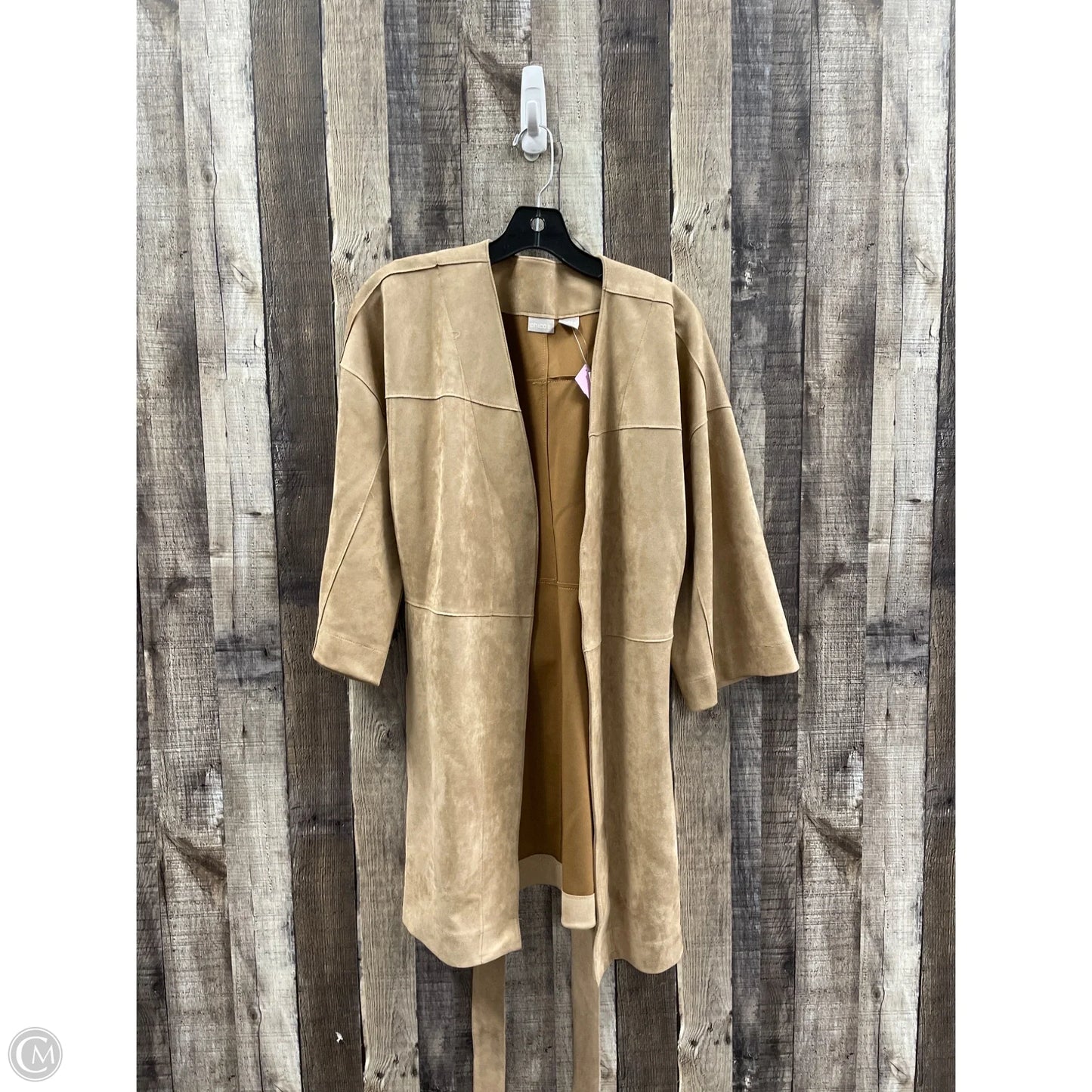 Jacket Other By Chicos In Tan, Size: L