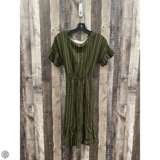 Dress Casual Midi By Cme In Green, Size: M