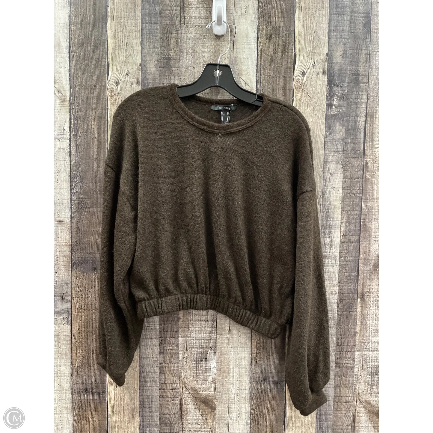 Sweater By Forever 21 In Brown, Size: M