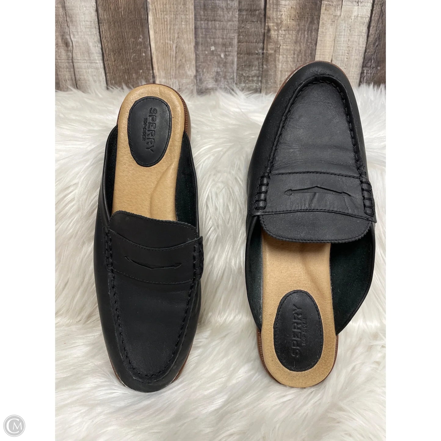 Shoes Flats By Sperry In Black, Size: 11