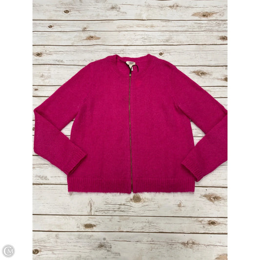 Sweater By Lands End In Pink, Size: L