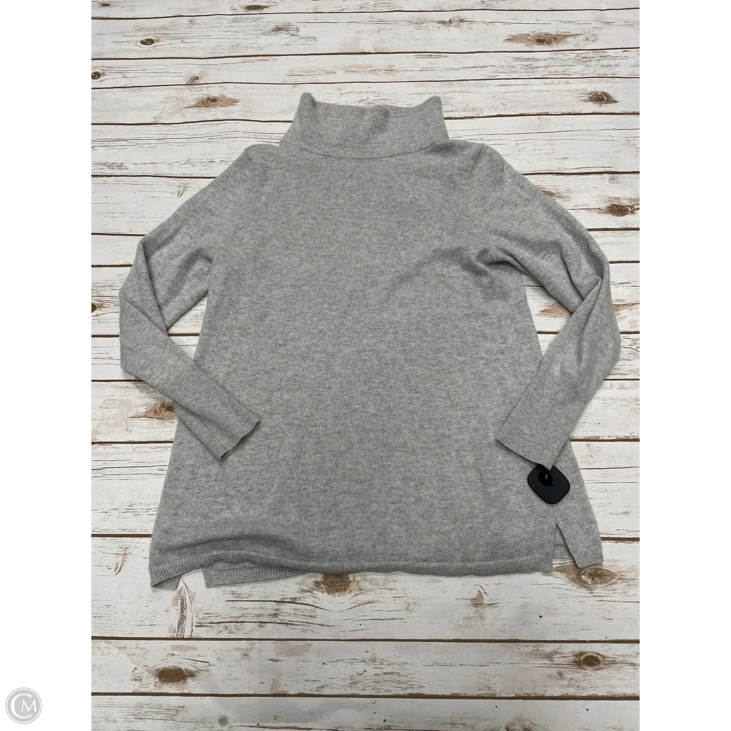 Sweater By Talbots In Grey, Size: L
