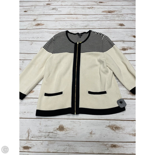 Sweater Cardigan By Talbots In Multi-colored, Size: Xlp