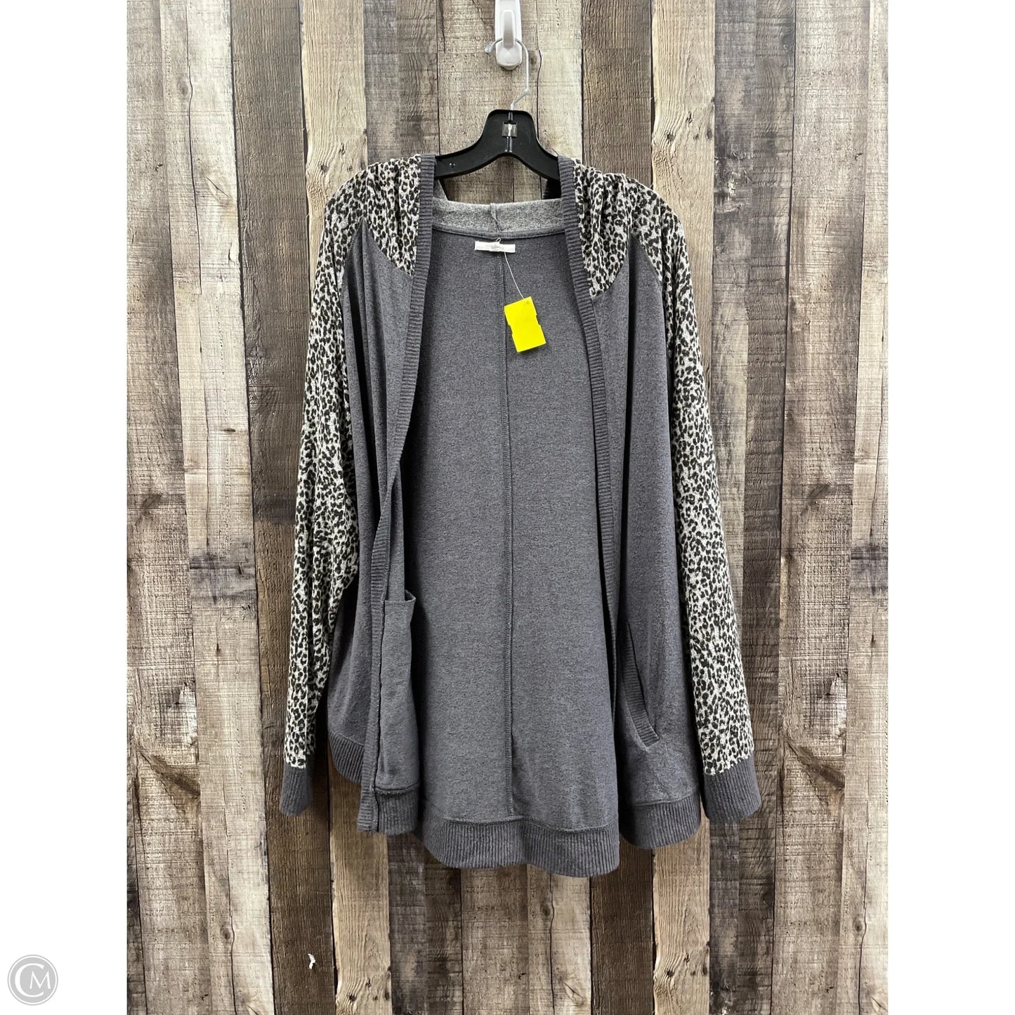 Cardigan By Maurices In Grey, Size: 1x