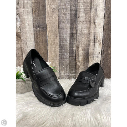 Shoes Heels Platform By Torrid In Black, Size: 11
