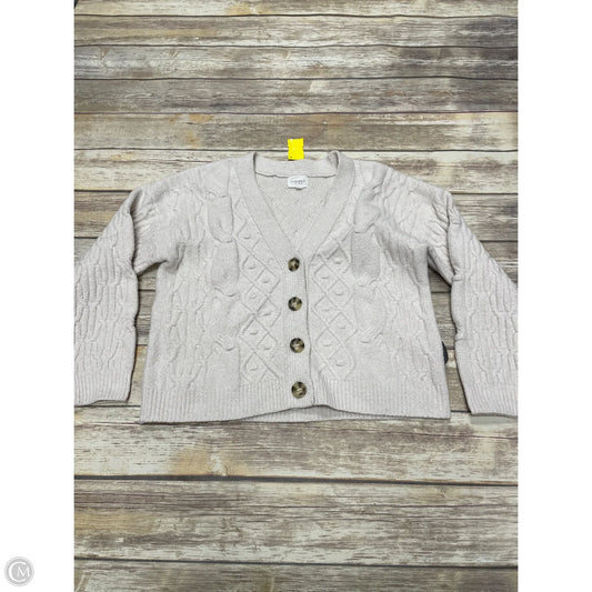 Sweater Cardigan By Cme In Cream, Size: Xl